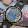 cafe noir les montres horloger marseille yema superman 241117 vintage cadran bleu tropic noir vintage automatique