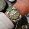 cafe noir les montres vintage ZRC Grands Fonds 300m Military verte kaki kakhi boite papier 2021