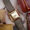 cafe noir les montres vintage cartier tank française 1840 or massif 18k carats or jaune automatique années 2000 boucle déployante