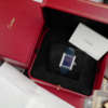 cafe noir les montres vintage cartier tank must WSTA0055 cadran bleu boite papiers full set neuve de stock 2024