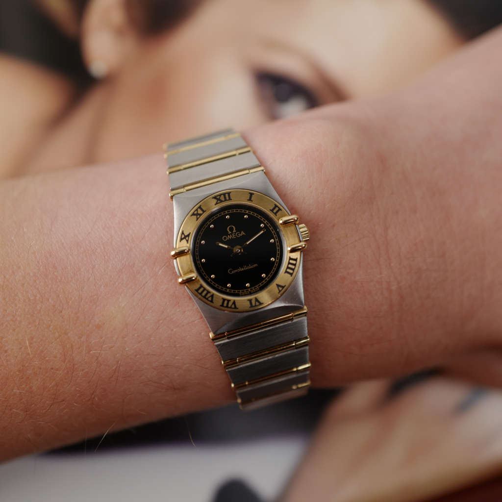 cafe noir les montres vintage marseille horloger omega constellation or acier vintage femme cadran noir_13 cafe noir les montres vintage marseille horloger omega constellation or acier vintage femme cadran noir