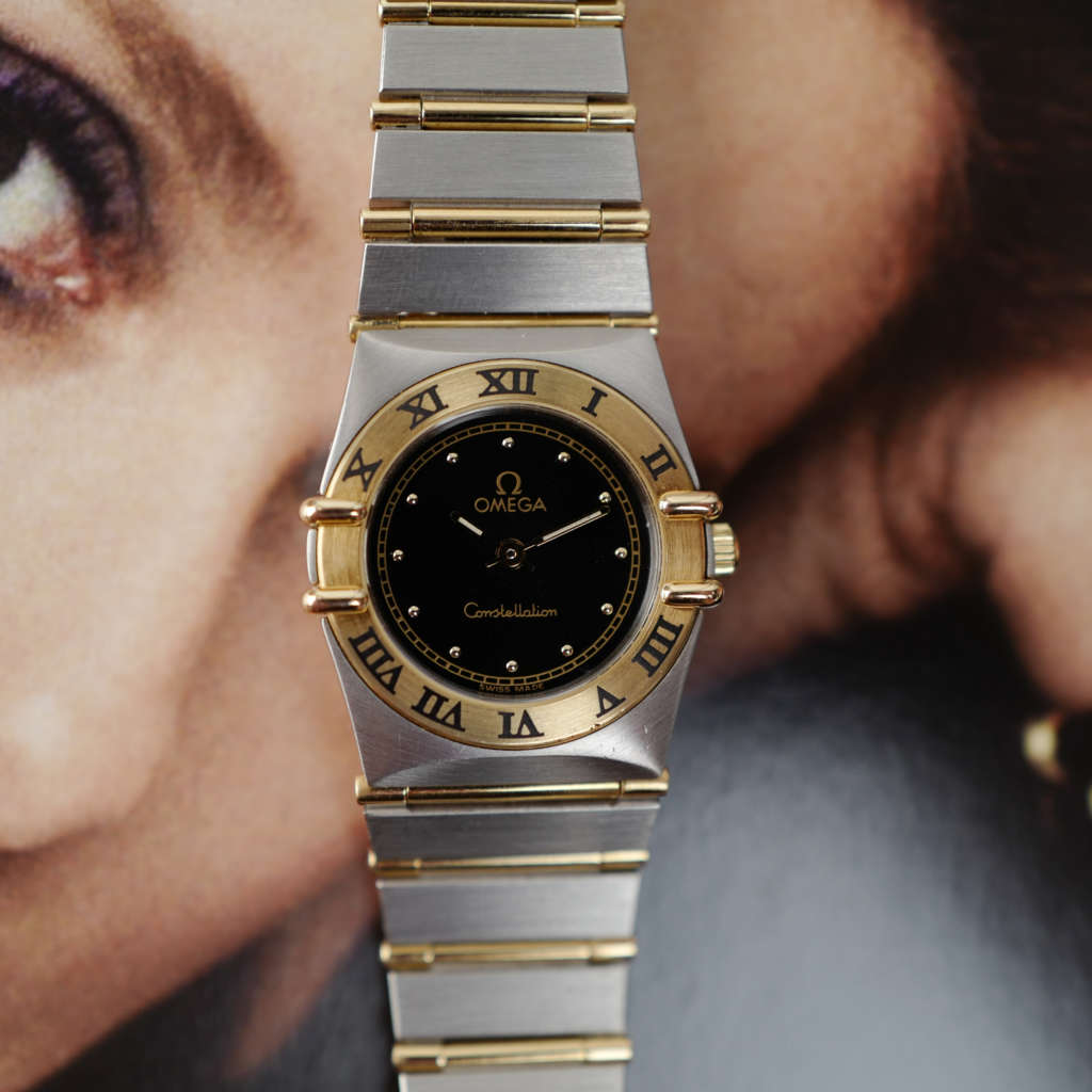 cafe noir les montres vintage marseille horloger omega constellation or acier vintage femme cadran noir_2 cafe noir les montres vintage marseille horloger omega constellation or acier vintage femme cadran noir
