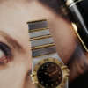 cafe noir les montres vintage marseille horloger omega constellation or acier vintage femme cadran noir