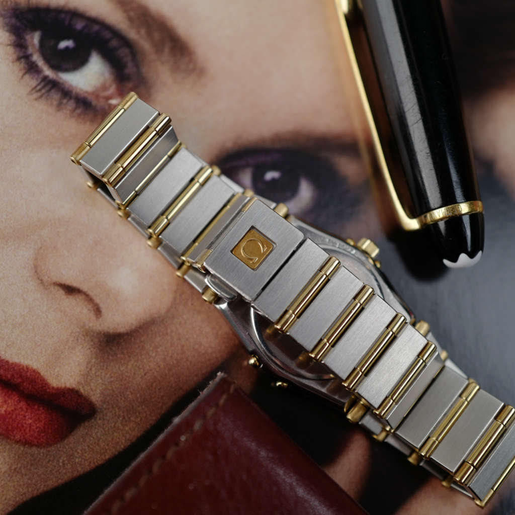 cafe noir les montres vintage marseille horloger omega constellation or acier vintage femme cadran noir_9 cafe noir les montres vintage marseille horloger omega constellation or acier vintage femme cadran noir