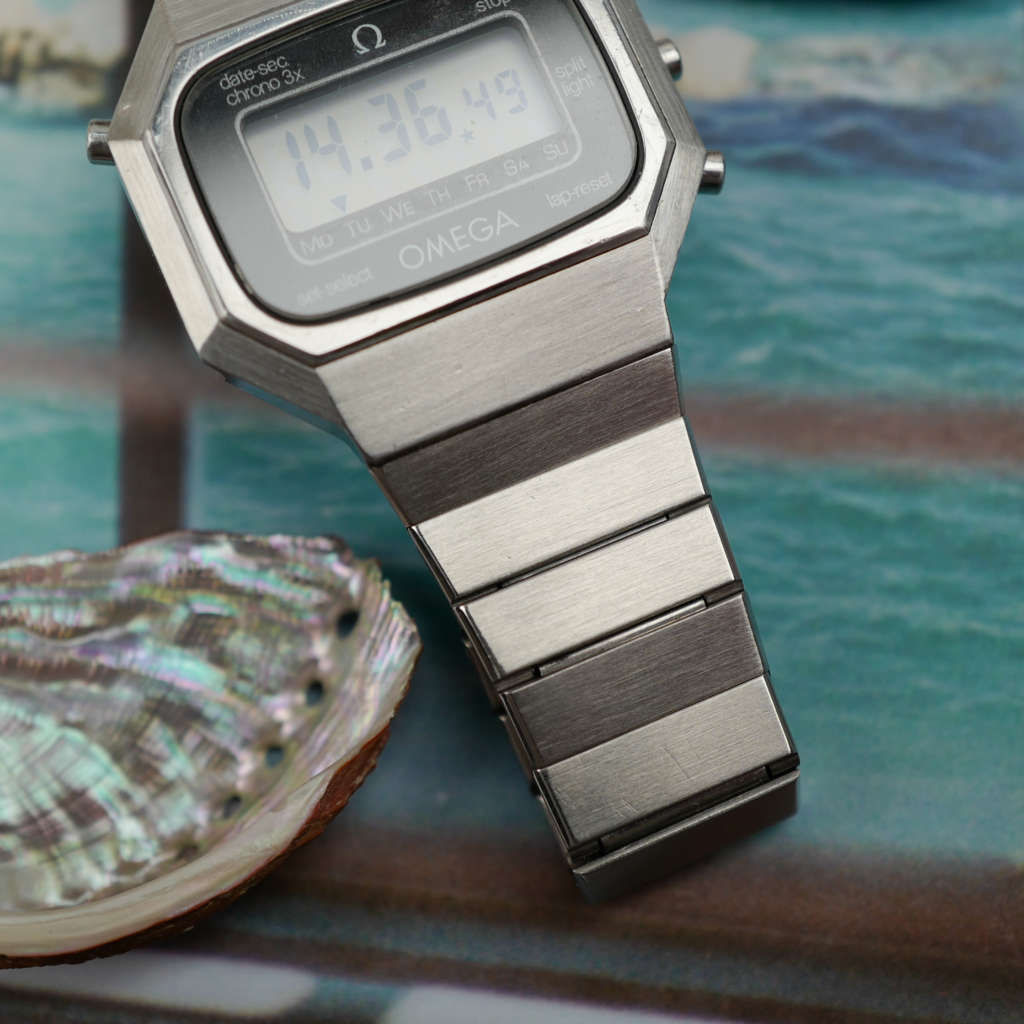 cafe noir les montres vintage omega Seamaster LCD 186 0003 rare digitale digital_2
