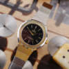 cafe noir les montres vintage omega constellation femme or acier 595 0001 795 0800 cadran noir bicolor 28 mm mini 1977