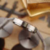 cafe noir les montres vintage omega constellation femme or acier 595 0001 795 0800 cadran noir bicolor 28 mm mini 1977