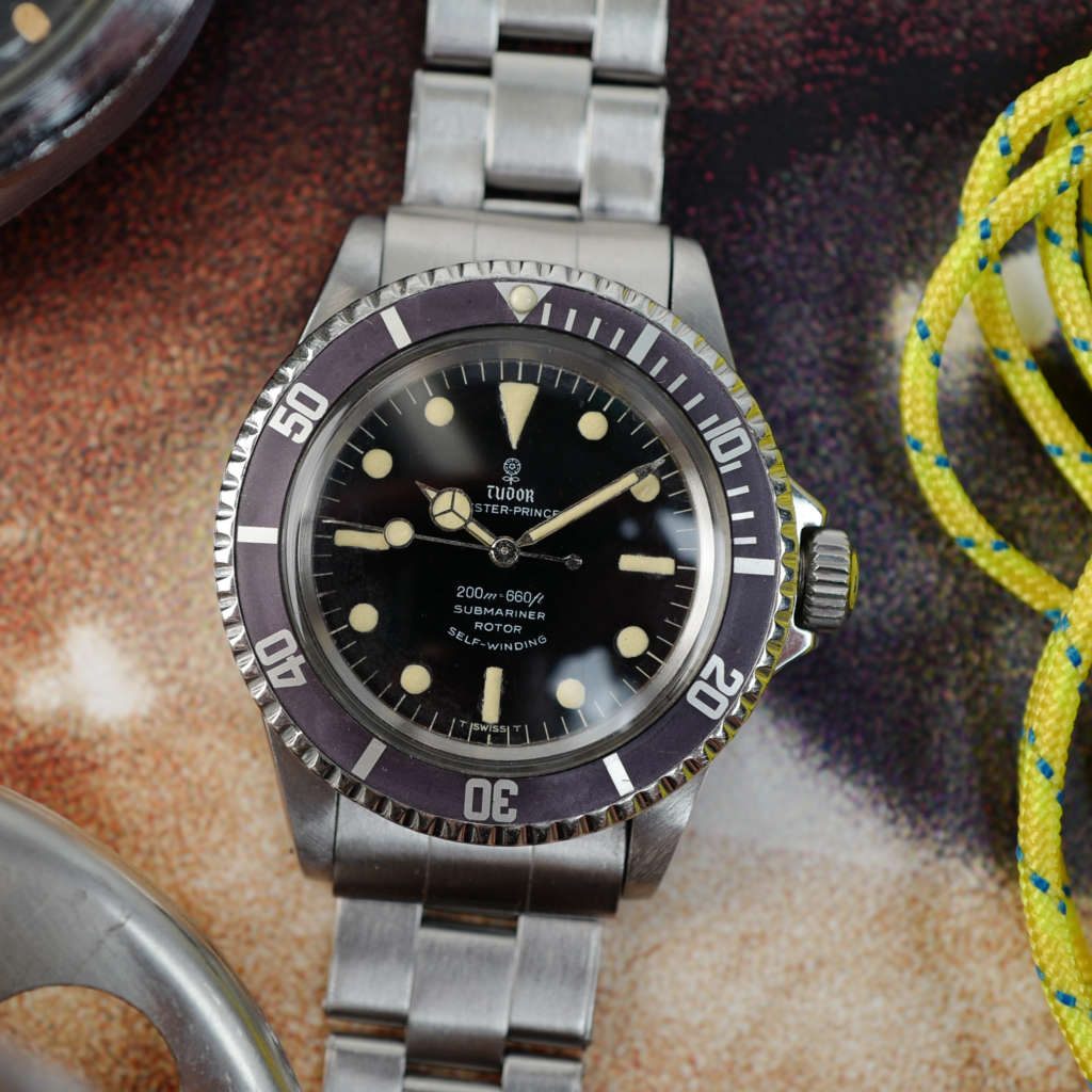 cafe noir montres horloger marseille tudor submariner ref 7928 ghost bezel rivet strap rose vintage 1967 mouvement tudor 390