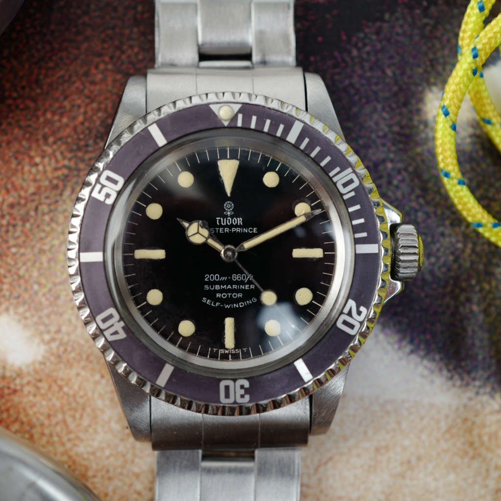 cafe noir montres horloger marseille tudor submariner ref 7928 ghost bezel rivet strap rose vintage 1967 mouvement tudor 390