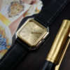 cafe noir les montres vintage baume mercier ceinture bi colore carre pour femme quartz