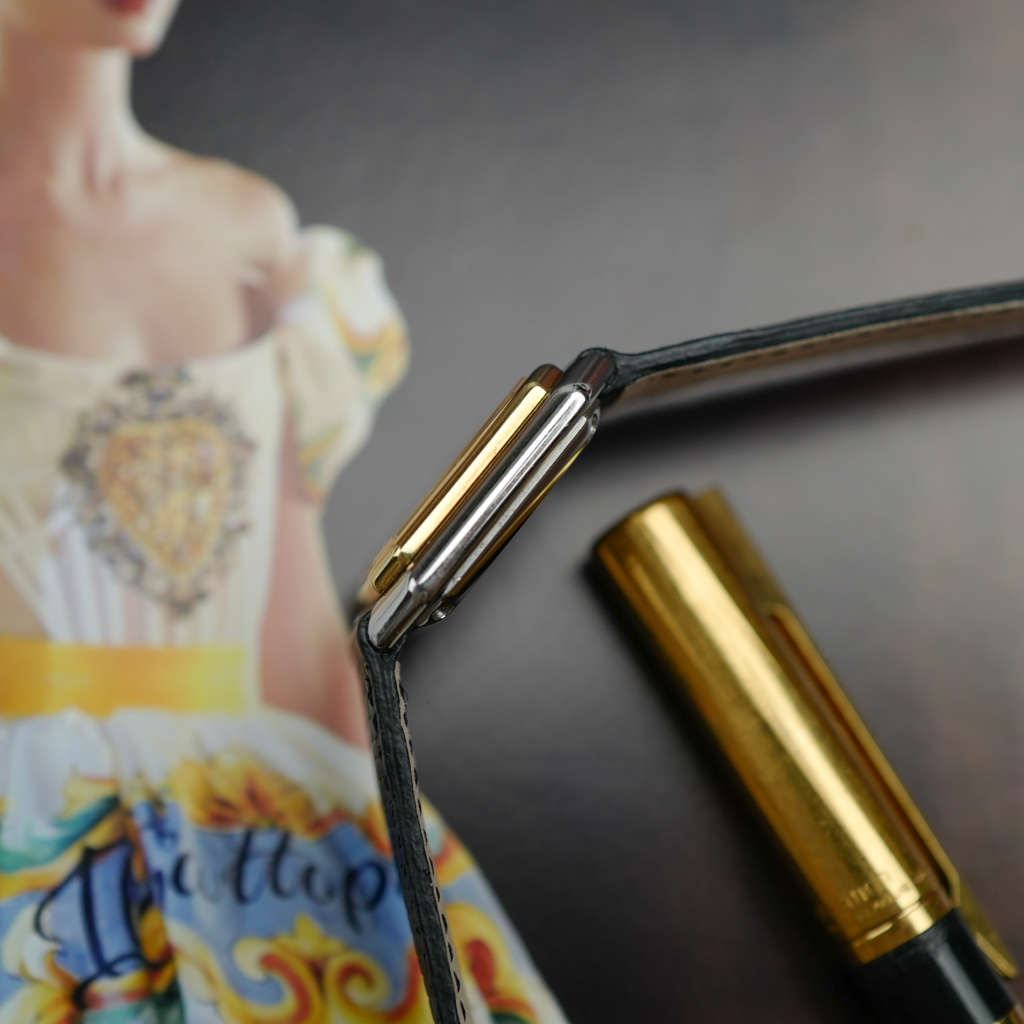 cafe noir les montres vintage baume mercier ceinture bi colore carre pour femme quartz