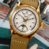 cafe noir montres horloger marseille Jupiter triple date phase de lune vintage 1960 valjoux 90 new old stock calendrier