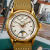 cafe noir montres horloger marseille Jupiter triple date phase de lune vintage 1960 valjoux 90 new old stock calendrier