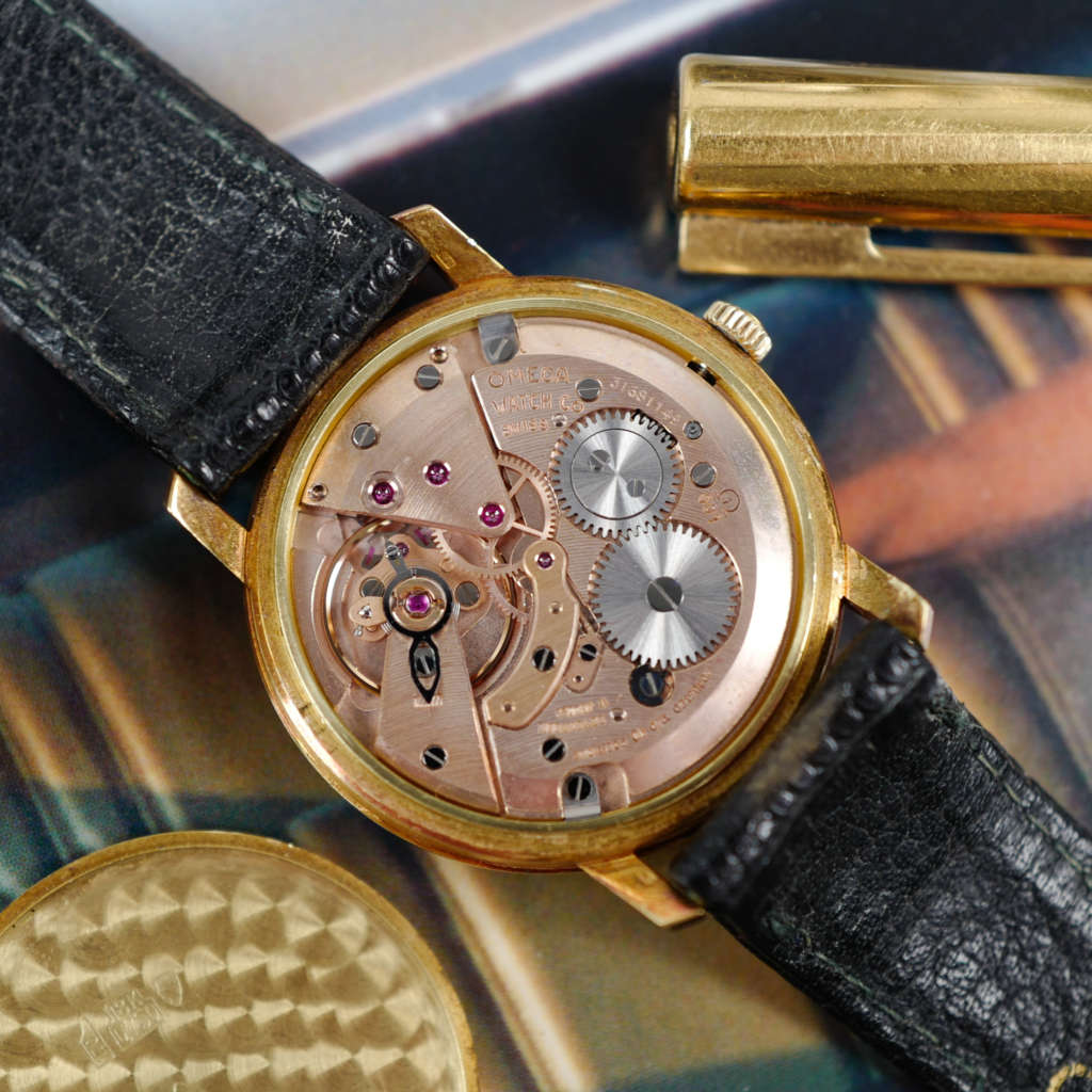 cafe noir montres horloger marseille omega geneve 131 021 mecanique omega 601 de 1969 or massif 18 carats_1
