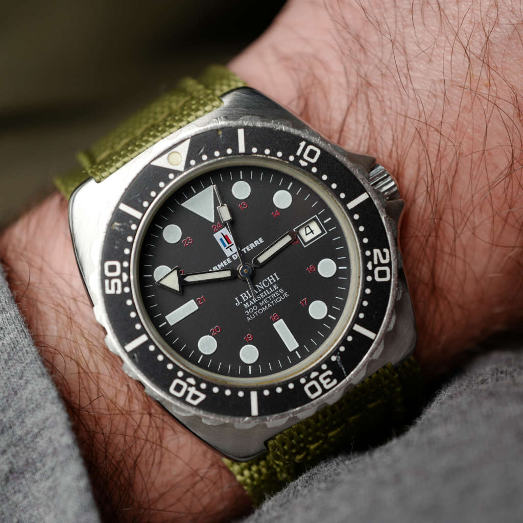 cafe noir les montres horloger jacques bianchi 1993 marseille JB 300 JB300 vintage mrp armee de terre_14 cafe noir les montres horloger jacques bianchi 1993 marseille JB 300 JB300 vintage mrp armée de terre gdse dgsi