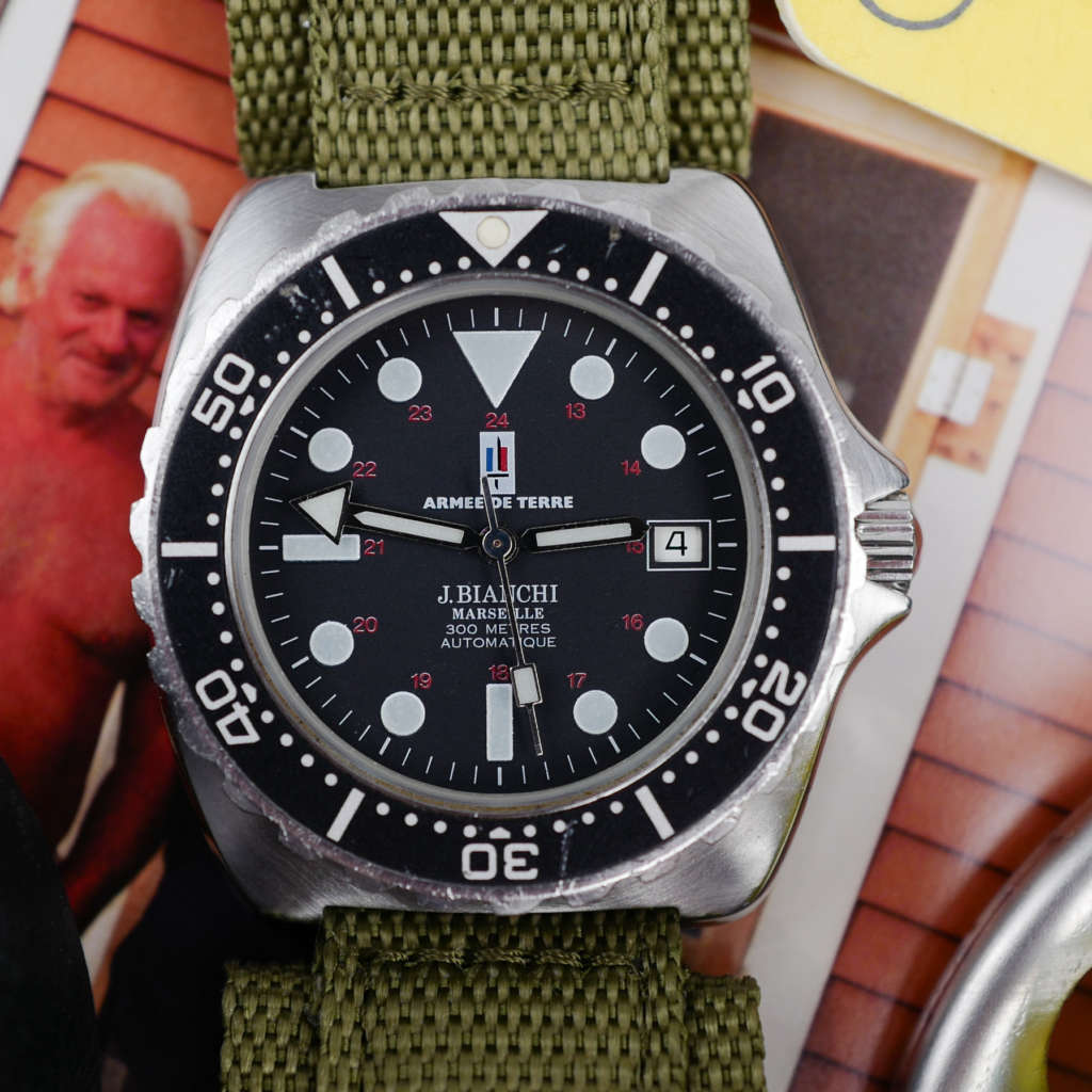 cafe noir les montres horloger jacques bianchi 1993 marseille JB 300 JB300 vintage mrp armee de terre_3 cafe noir les montres horloger jacques bianchi 1993 marseille JB 300 JB300 vintage mrp armée de terre gdse dgsi