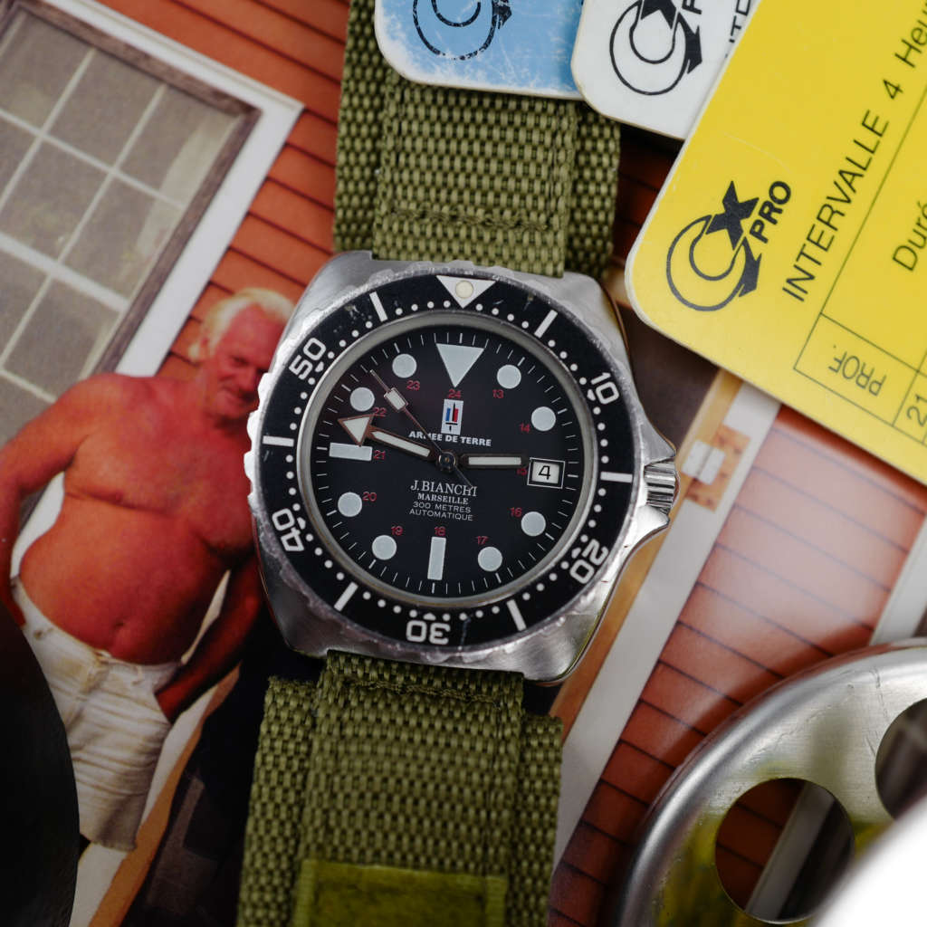 cafe noir les montres horloger jacques bianchi 1993 marseille JB 300 JB300 vintage mrp armee de terre_4 cafe noir les montres horloger jacques bianchi 1993 marseille JB 300 JB300 vintage mrp armée de terre gdse dgsi