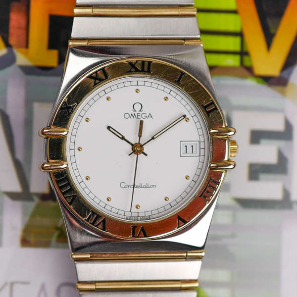 cafe noir les montres vintage horloger marseille omega vintage constellation quartz or acier pour homme grande taille Constellation 396 1070 396 1080
