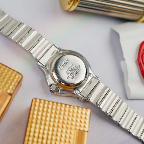 cafe noir montres horloger marseille cartier-santos-femme-octogonale-ref-0906-vintage-1980-bicolore