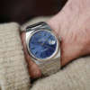 cafe noir les montres rolex 17000 oysterquartz vintage datejust acier 36 cadran bleu sublime oyster