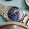 cafe noir les montres rolex 17000 oysterquartz vintage datejust acier 36 cadran bleu sublime oyster