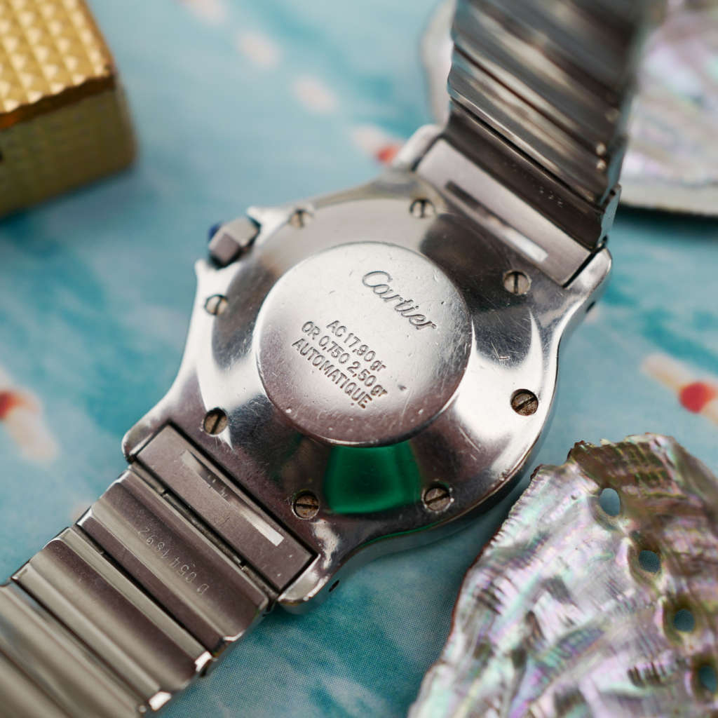 cafe noir montres horloger marseille boite papiers service full set cartier santos octogonale gm or et acier ref 2966 vintage 1990_21 cafe noir montres horloger marseille boite papiers service full set Cartier Santos octogonale GM or et acier réf 2966 vintage 1990