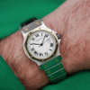 cafe noir montres horloger marseille boite papiers service full set Cartier Santos octogonale GM or et acier réf 2966 vintage 1990