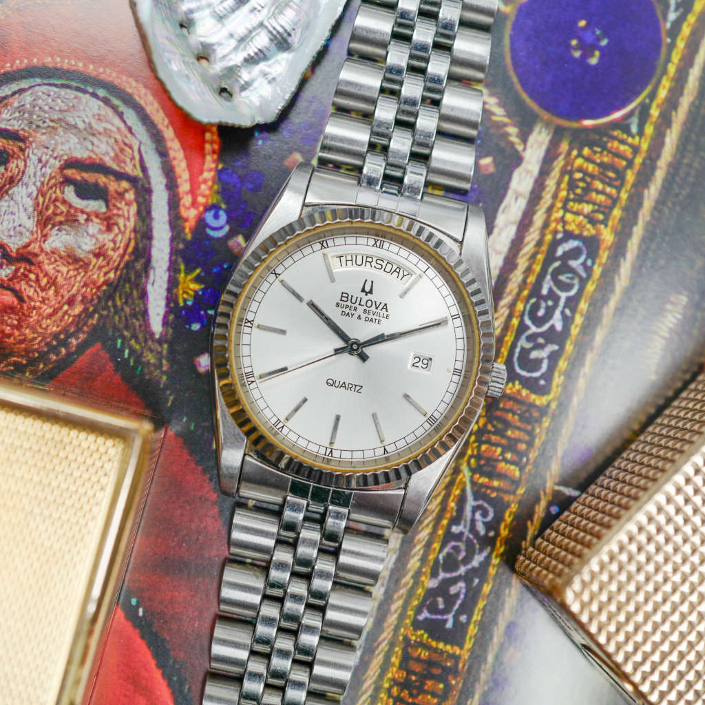 cafe-noir-les-montres-horlogerie-vendeur-marseille-aix-bulova-super-séville-quartz-vintage-années-1980-jubilee-day-date