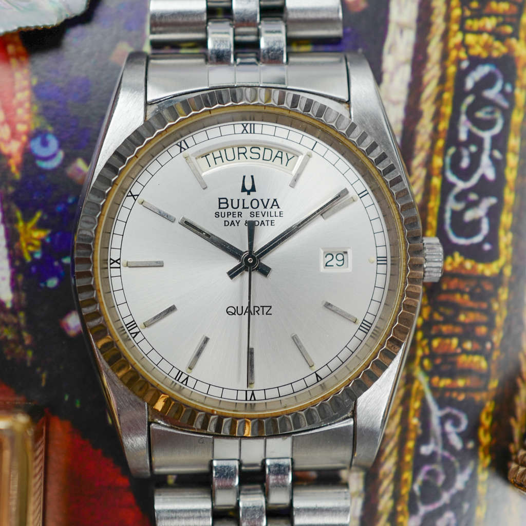 cafe-noir-les-montres-horlogerie-vendeur-marseille-aix-bulova-super-séville-quartz-vintage-années-1980-jubilee-day-date