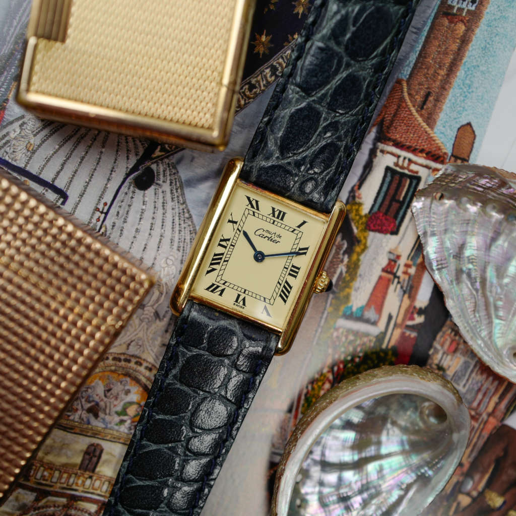 cafe noir les montres vintage horlogerie marseille aix cafe noir montres vintage marseille cartier tank must grand modèle argent vermeil plaque or homme vintage quartz manuelle