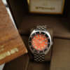 cafe noir les montres vintage horlogerie marseille aix cafe noir montres vintage marseille eterna sonic kontiki mouvement tunning fork ETERNA 1550 full set stickers orange dial gay freres strap