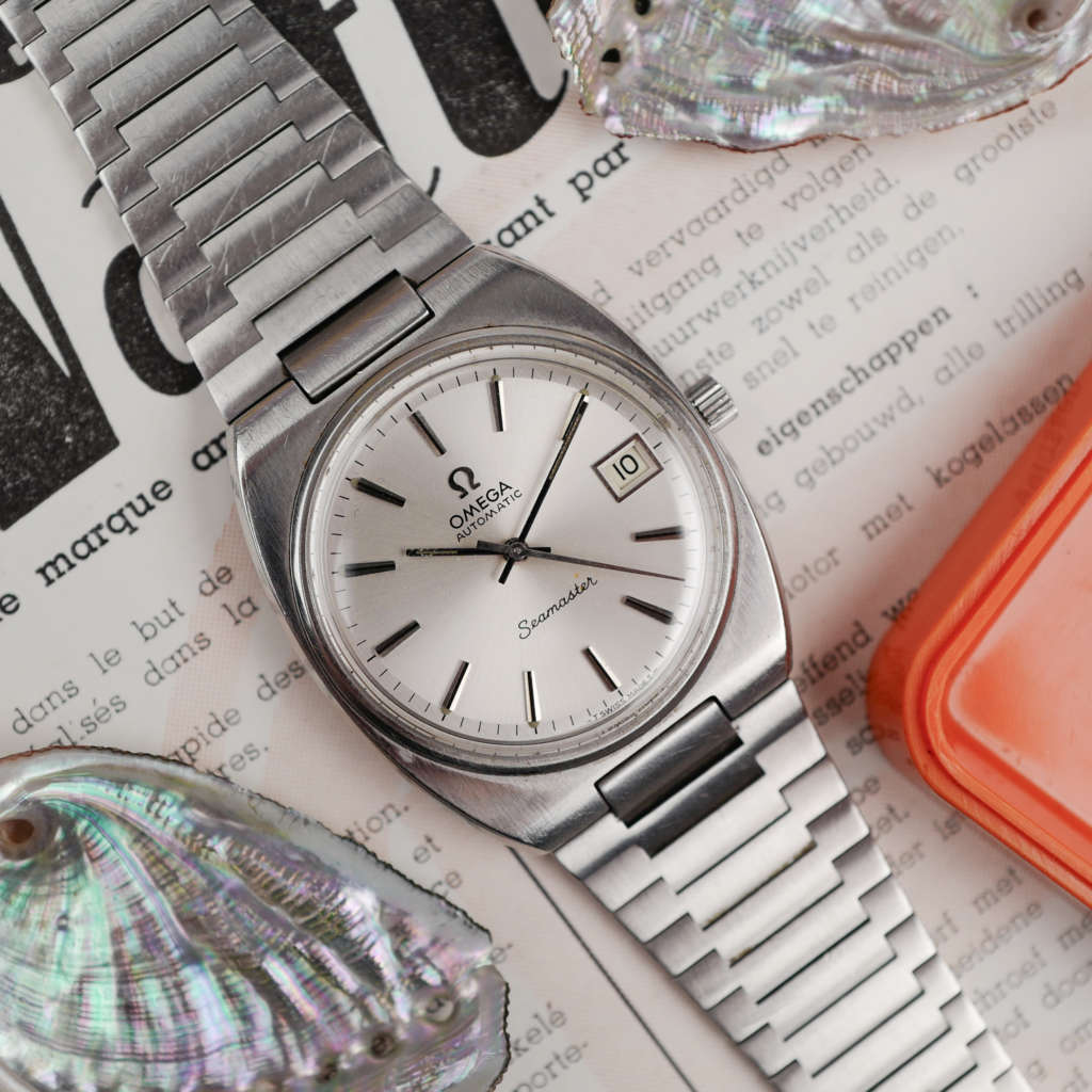 cafe noir les montres vintage horlogerie marseille aix cafe noir montres vintage marseille omega vintage seamaster bracelet intégré acier automatique 1012