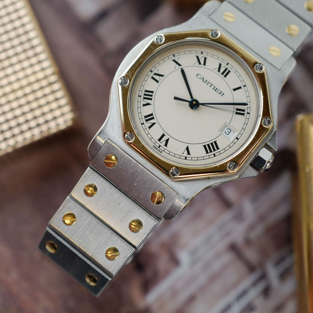 cafe noir les montres vintage horlogerie marseille aix cartier-santos-homme-octogonale-ref-2965-vintage-1990-or-et-acier-quartz_4 cafe noir les montres vintage horlogerie marseille aix cartier-santos-homme-octogonale-ref-2965-vintage-1990-or-et-acier-quartz