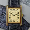 cafe noir les montres horloger marseille cartier-tank-must-grand-modele-dore-vintage-1990-or