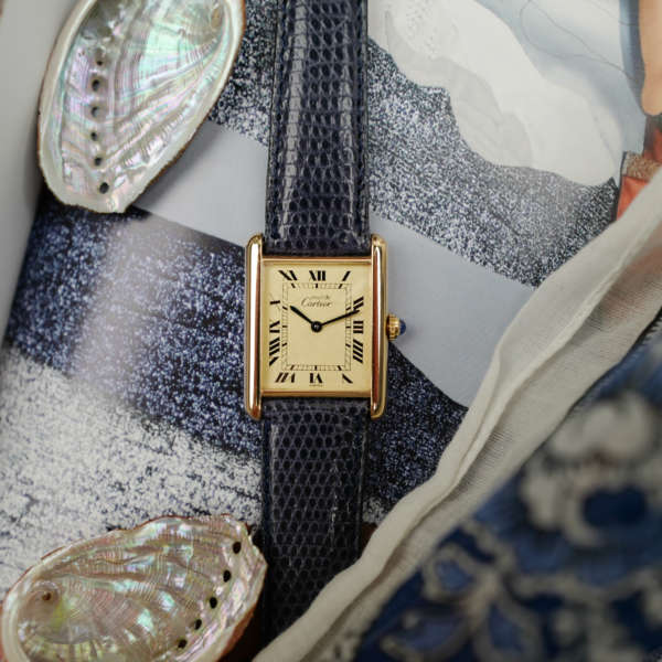 cafe noir les montres horloger marseille cartier-tank-must-grand-modele-dore-vintage-1990-or