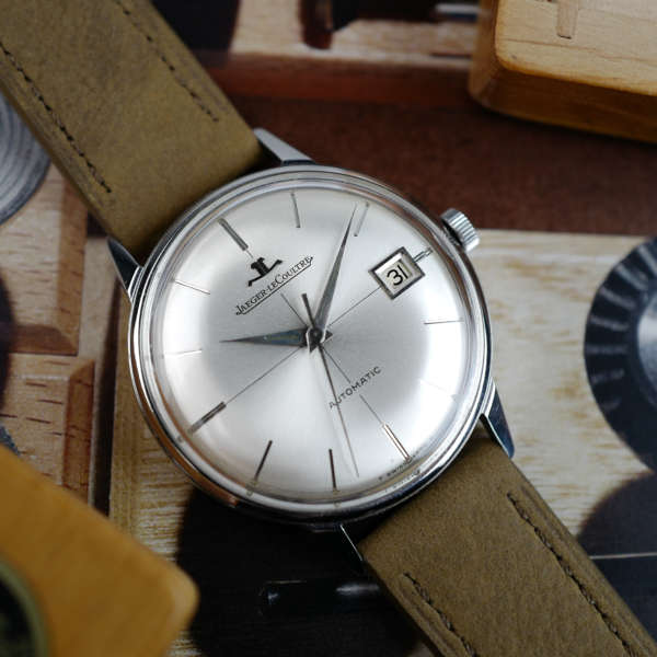 cafe noir les montres horloger marseille jaeger lecoultre automatique calatrava vintage cadran sectoriel sobre cadran blanc homme vintage