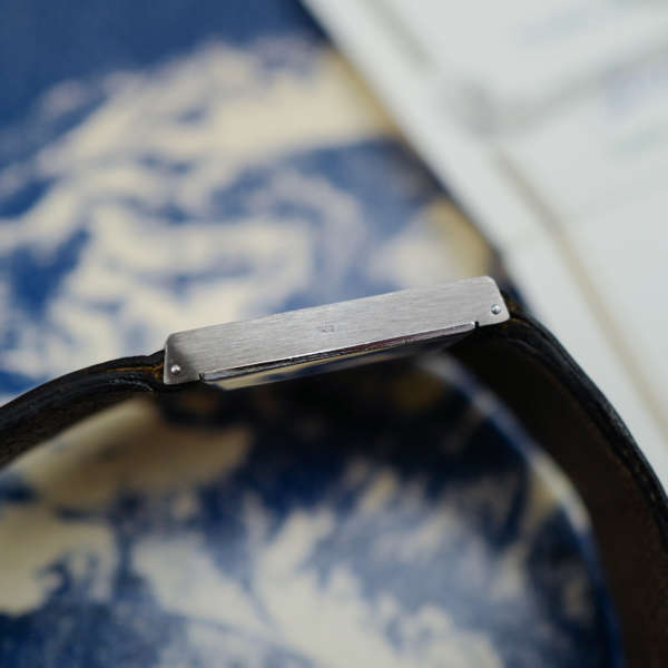cafe noir les montres horloger marseille rare rolex king midas 4017 vintage or blanc white gold cadran bleu papier papers d'origine france 1976