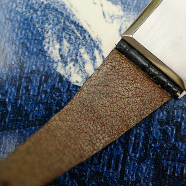 cafe noir les montres horloger marseille rare rolex king midas 4017 vintage or blanc white gold cadran bleu papier papers d'origine france 1976