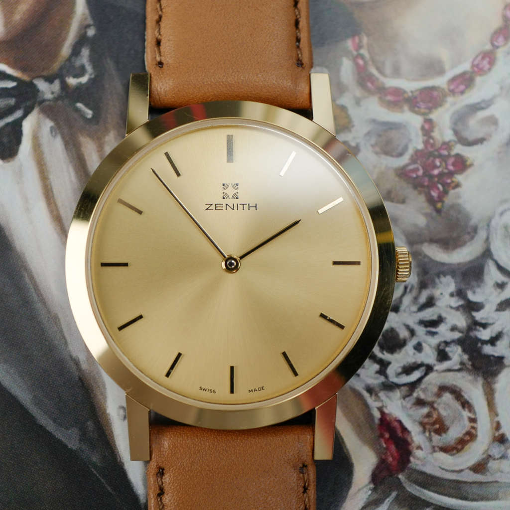 cafe noir les montres horloger marseille zenith-ultra-fine-oversize-neuve-de-stock-vintage-mecanique-années-1990