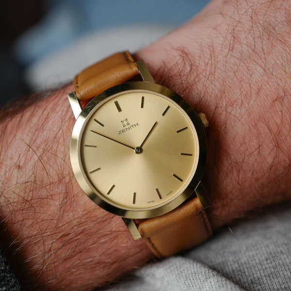 cafe noir les montres horloger marseille zenith-ultra-fine-oversize-neuve-de-stock-vintage-mecanique-années-1990