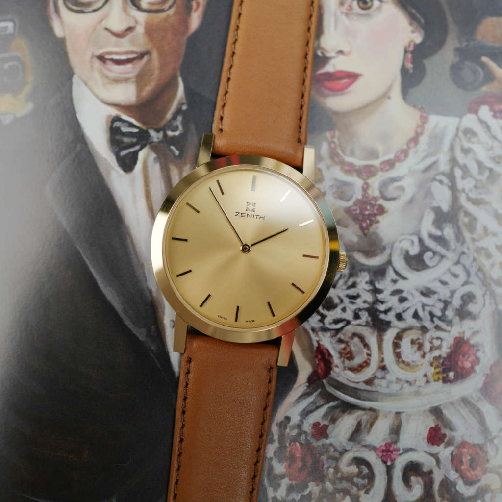 cafe noir les montres horloger marseille zenith-ultra-fine-oversize-neuve-de-stock-vintage-mecanique-années-1990