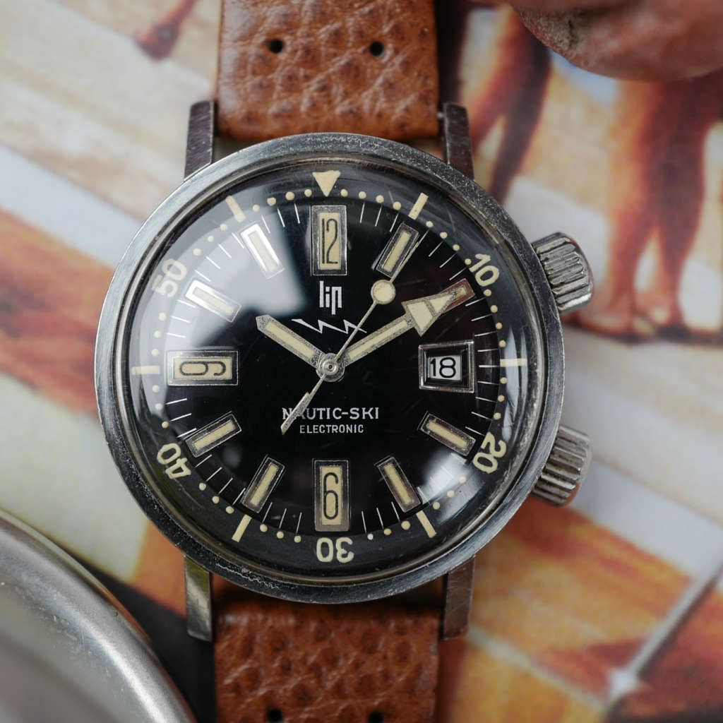 Cadran De Montre LIP D'origine – R184 Tempest Electronic, Pièce Vintage NOS
