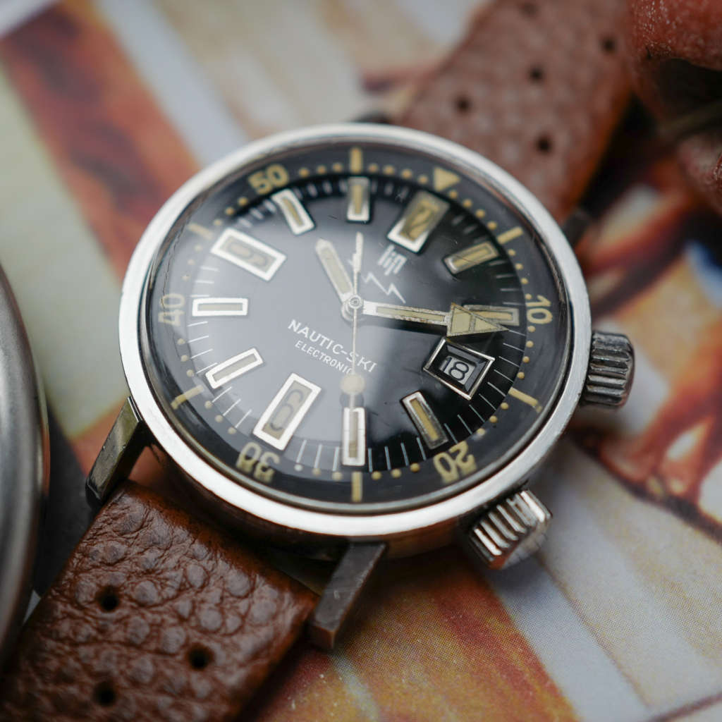 cafe noir les montres horloger reparations marseille aix montre lip vintage nautic ski tritium française super compressor