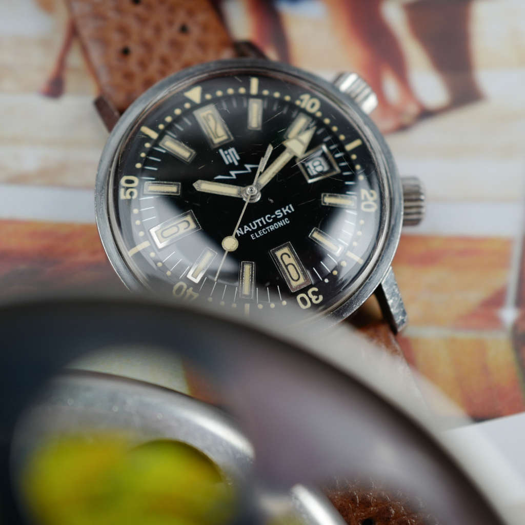 cafe noir les montres horloger reparations marseille aix montre lip vintage nautic ski tritium française super compressor