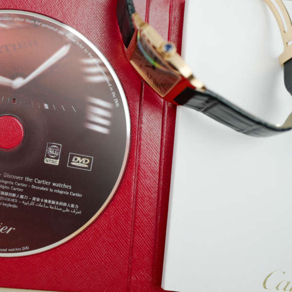 cafe noir les montres vintage horloger marseille CARTIER Santos-Dumont - Réf. 2650 en Or Rose Collaborateur 2015