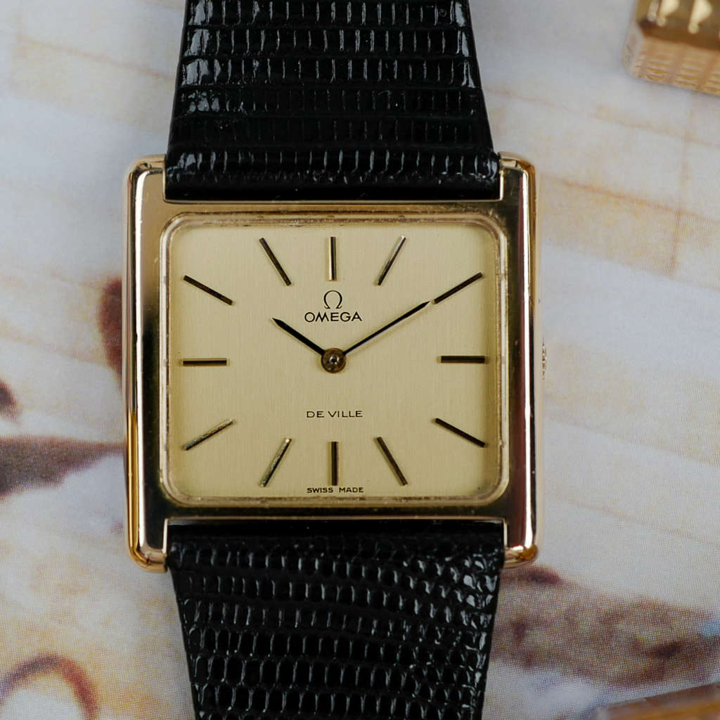 cafe noir les montres vintage horloger marseille aix revision omega tank 1974 large oversize mécanique manuel de ville