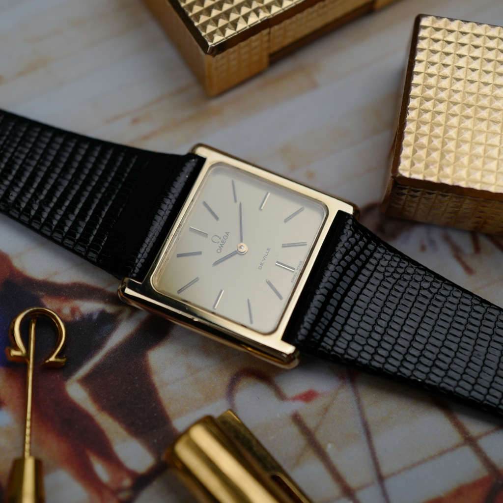 cafe noir les montres vintage horloger marseille aix revision omega tank 1974 large oversize mécanique manuel de ville