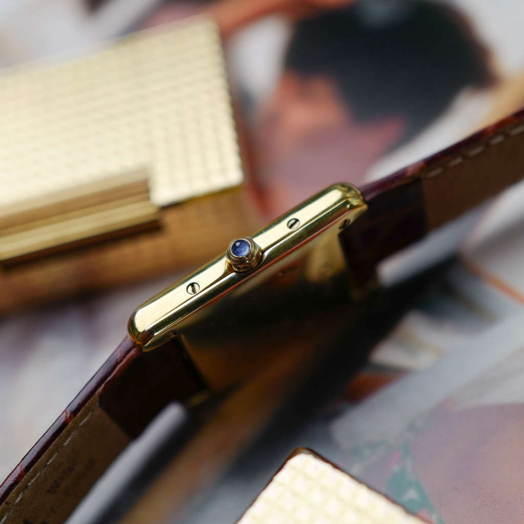 cafe noir les montres vintage horlogerie vintage horloger marseille cartier tank must pour femme mini dorée vermeil