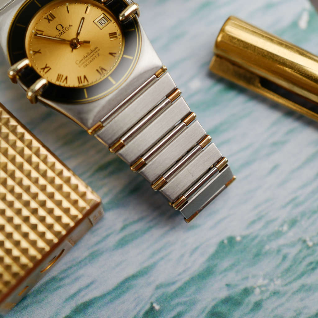 cafe noir les montres vintage marseille horloger omega constellation or acier vintage femme cadran beige champagne_10 cafe noir les montres vintage marseille horloger omega constellation or acier vintage femme cadran beige champagne