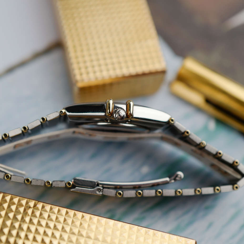 cafe noir les montres vintage marseille horloger omega constellation or acier vintage femme cadran beige champagne_2 cafe noir les montres vintage marseille horloger omega constellation or acier vintage femme cadran beige champagne